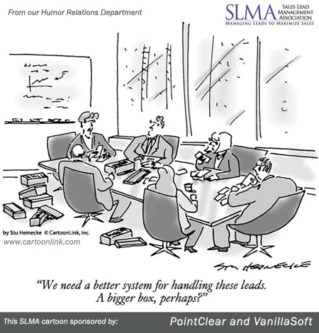 A Good Laugh from a New Sales Lead Management Cartoon Series