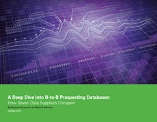 A Deep Dive into B-to-B Prospecting Databases